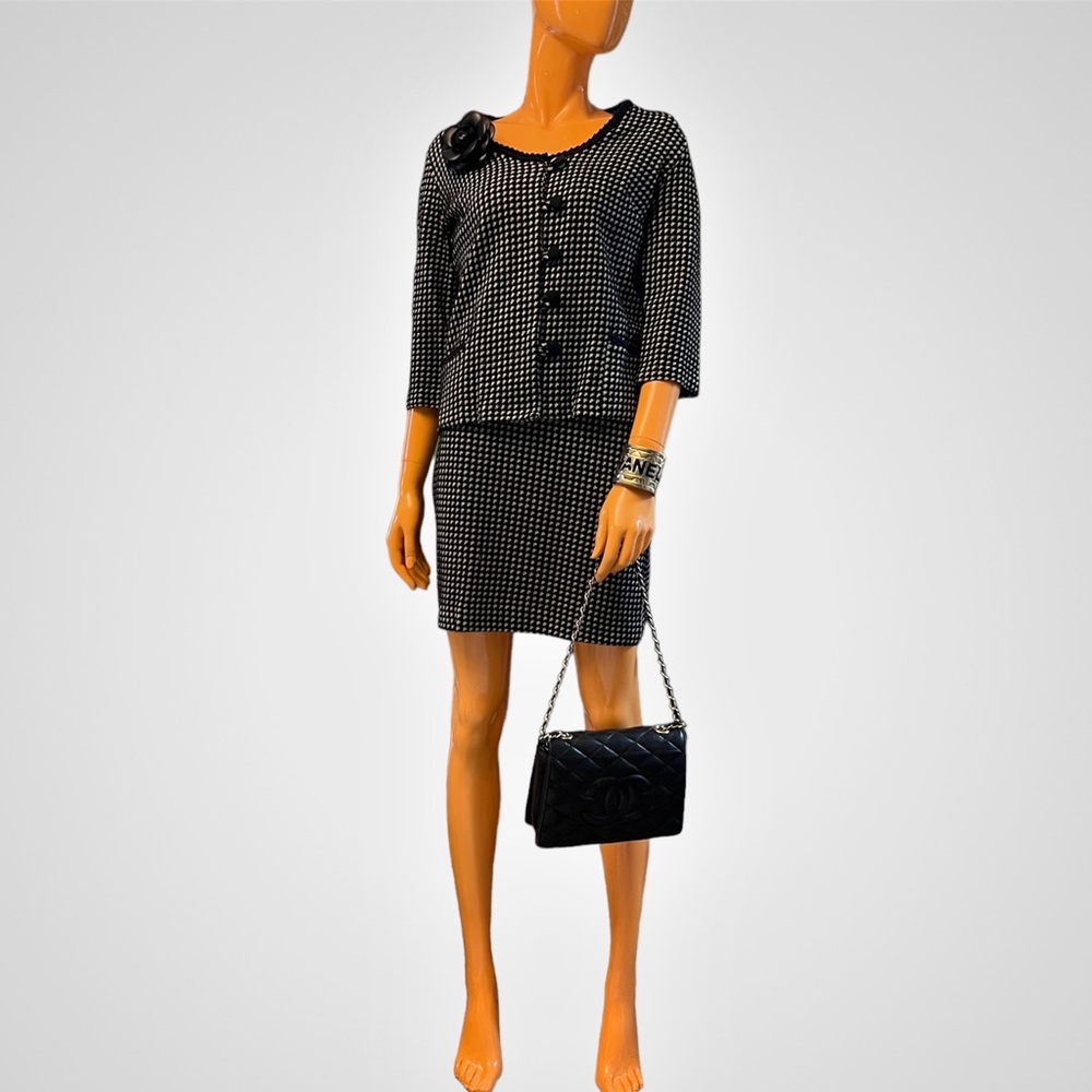 BEELINE FASHIONS Knit Mini Skirt Suit